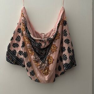 Free people boho loose tube top, size M